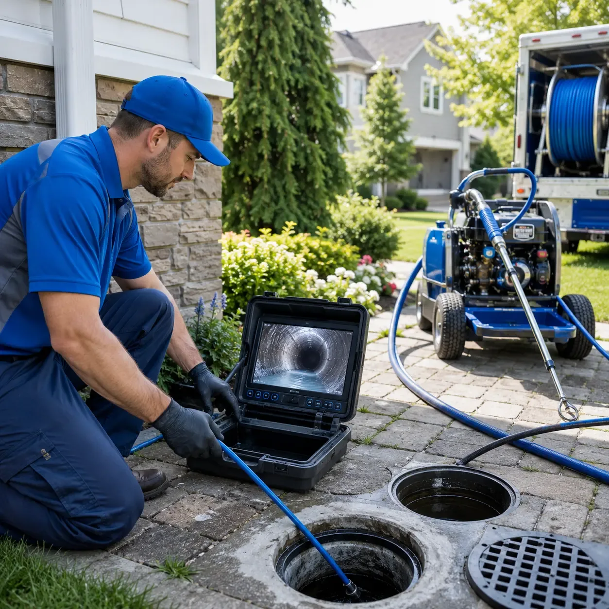 Outdoor drain cleaning professionals serving Spearman, TX